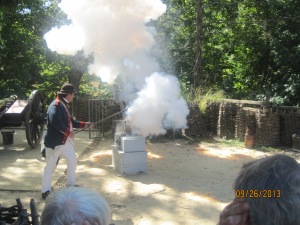 That small cannon made a pretty loud BOOM!!